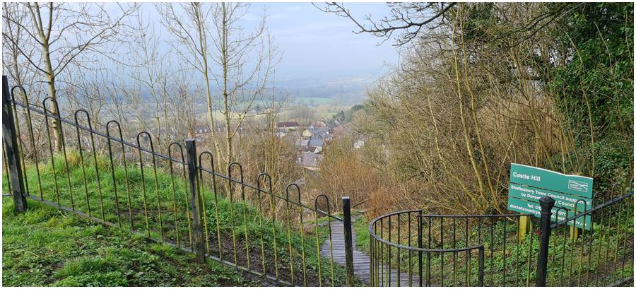 Castle Hill in Shaftesbury